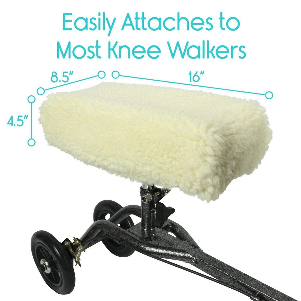 Sheepskin Knee Walker Pad — view 4