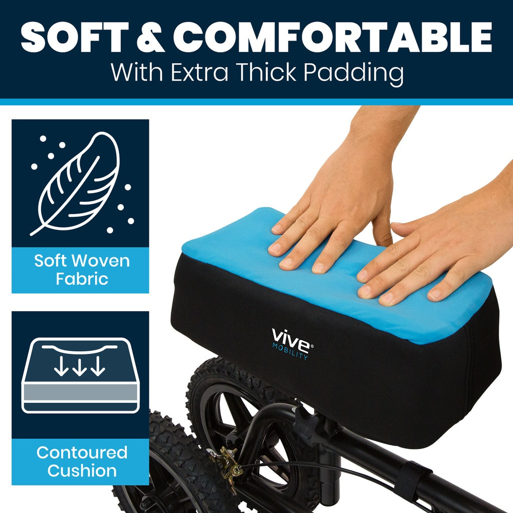 Foam Knee Walker Pad with Comfort Gel — view 3