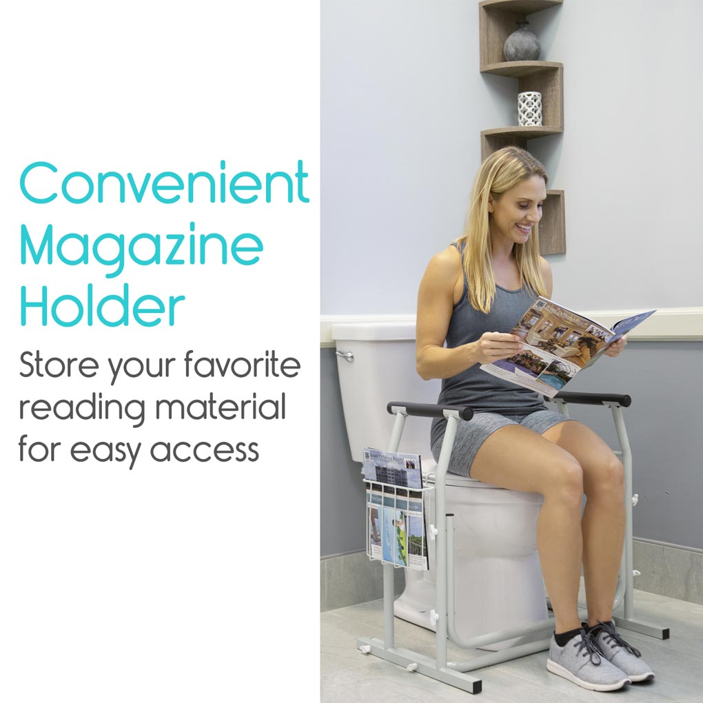 Stand Alone Toilet Rail — view 4
