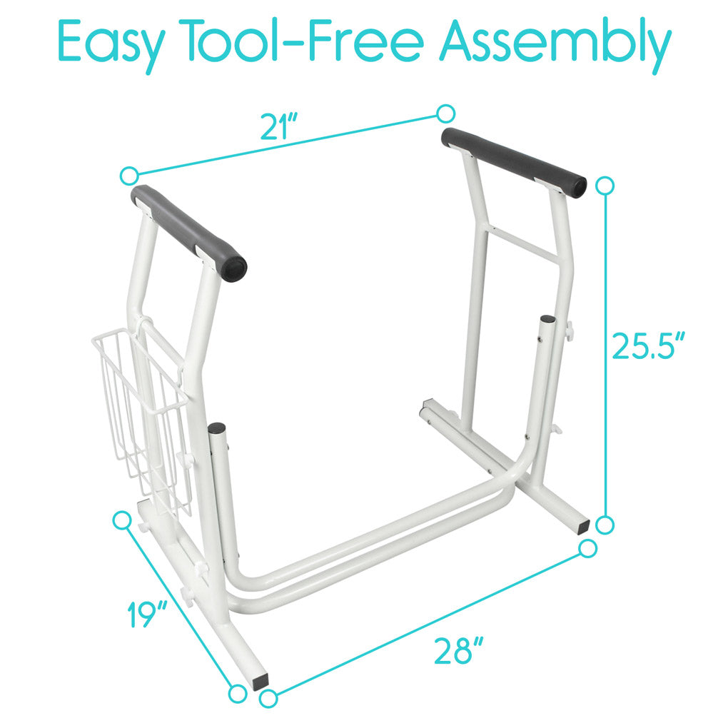 Stand Alone Toilet Rail — view 9