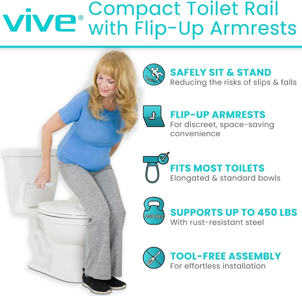 Rise Up Toilet Rail — view 2