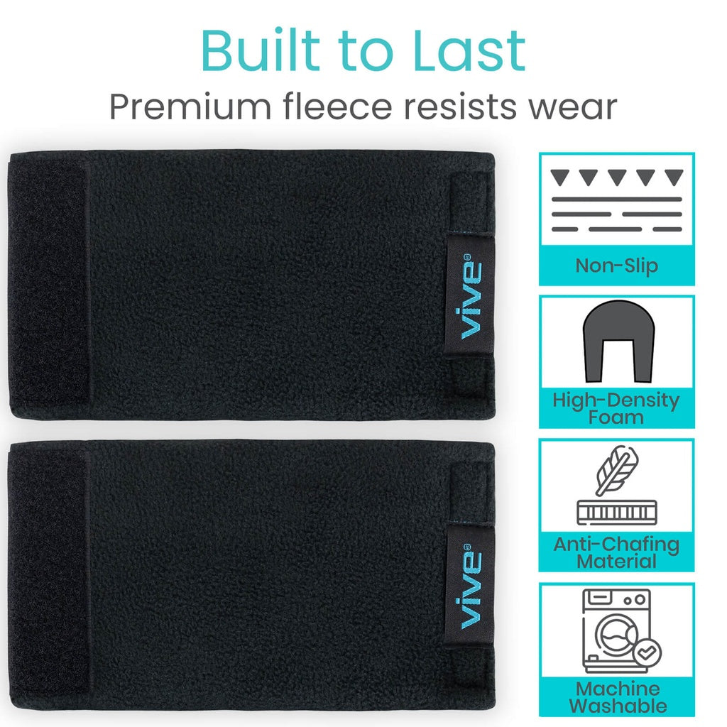 Fleece Crutch Pads with Hand Grips — view 5