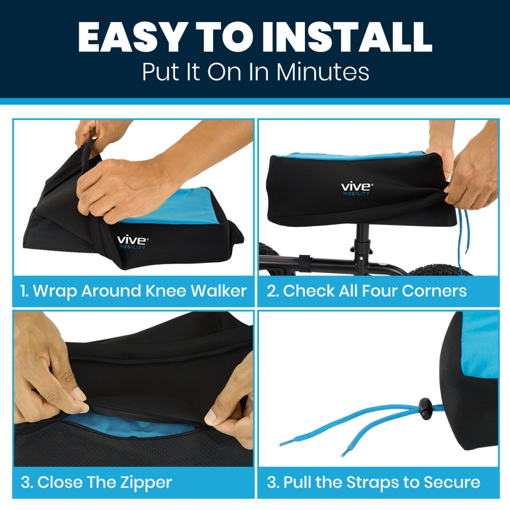 Foam Knee Walker Pad with Comfort Gel — view 7