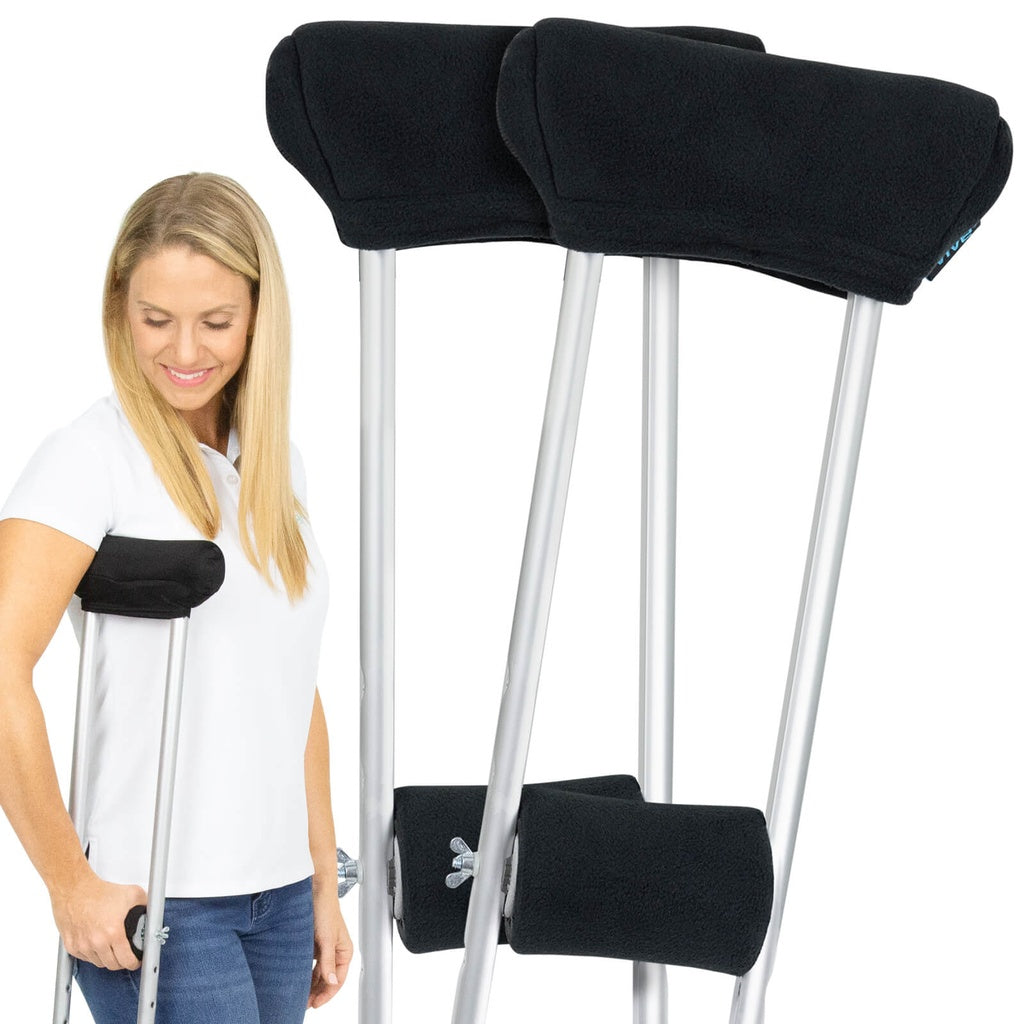 Fleece Crutch Pads with Hand Grips — view 9