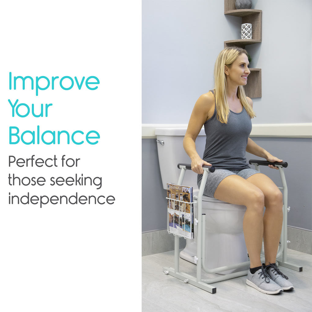 Stand Alone Toilet Rail — view 5