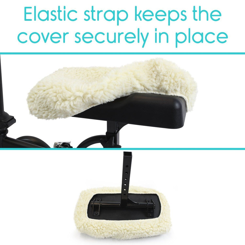 Sheepskin Knee Walker Pad — view 3