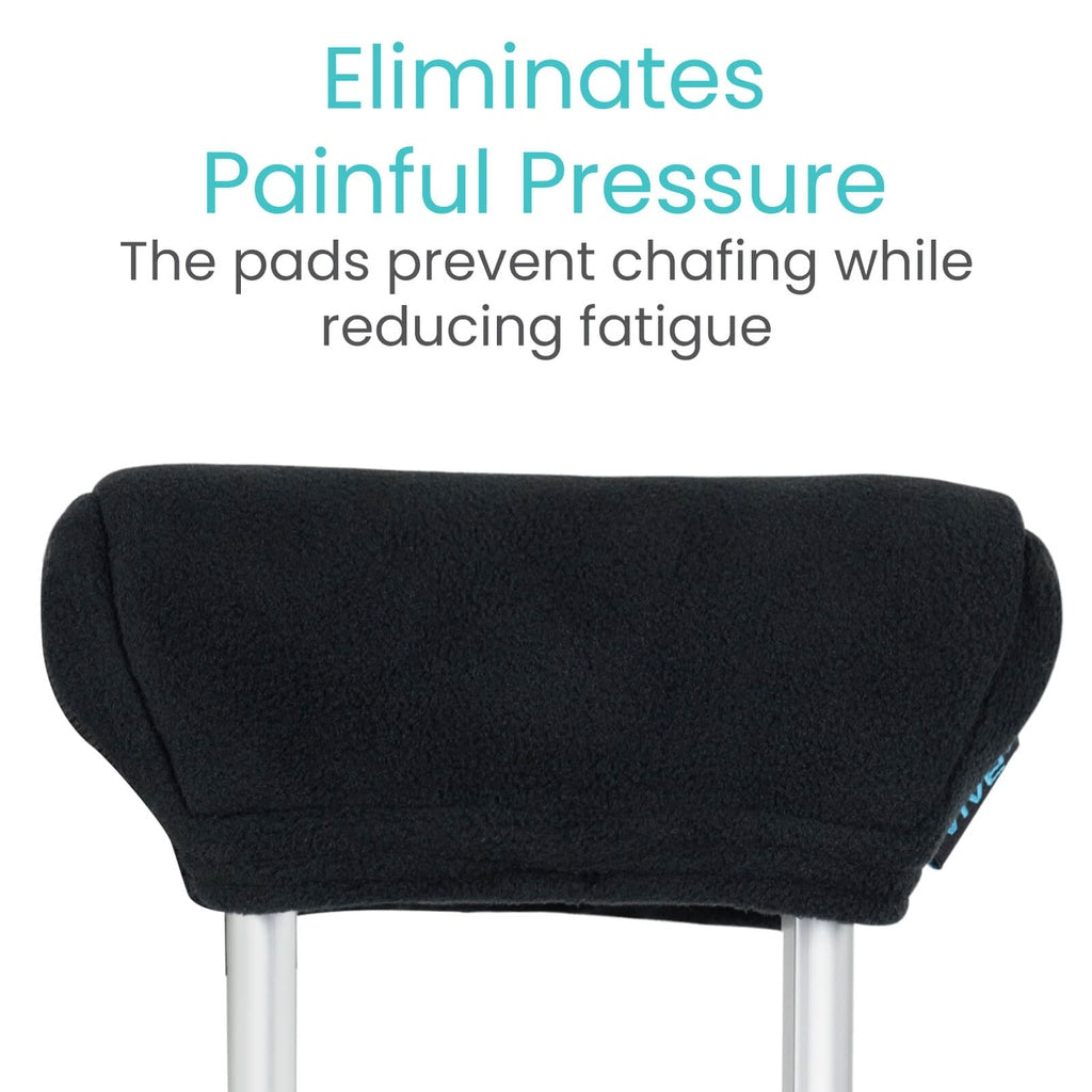 Fleece Crutch Pads with Hand Grips — view 7