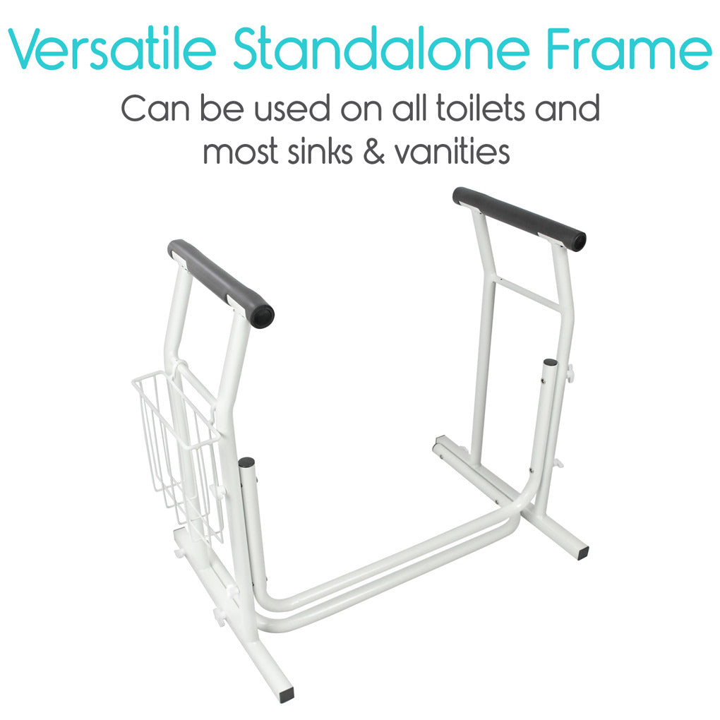 Stand Alone Toilet Rail — view 6